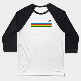 Bike Stripes World Road Race Champion Baseball T-Shirt